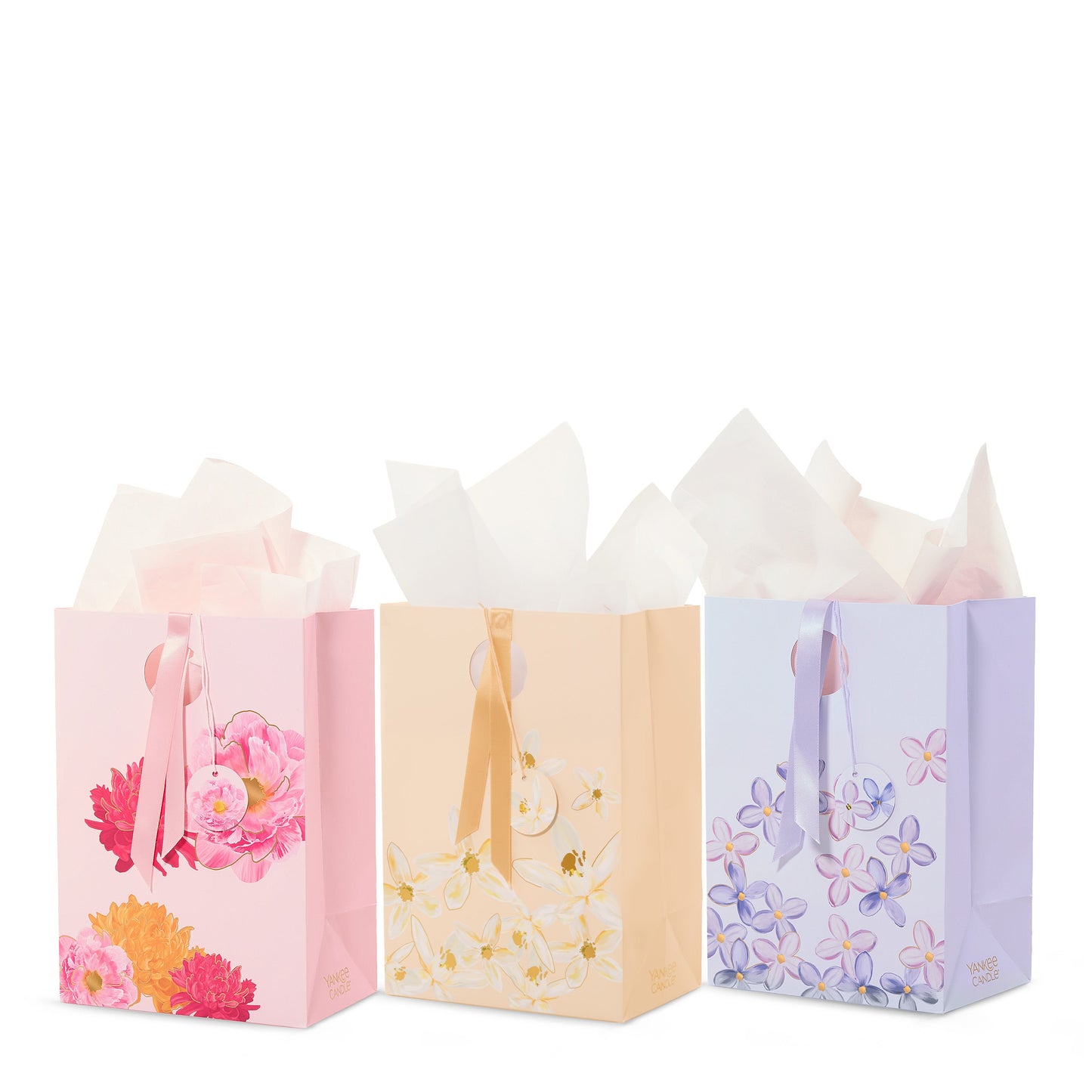 Peach Jasmine Floral Gift Bag