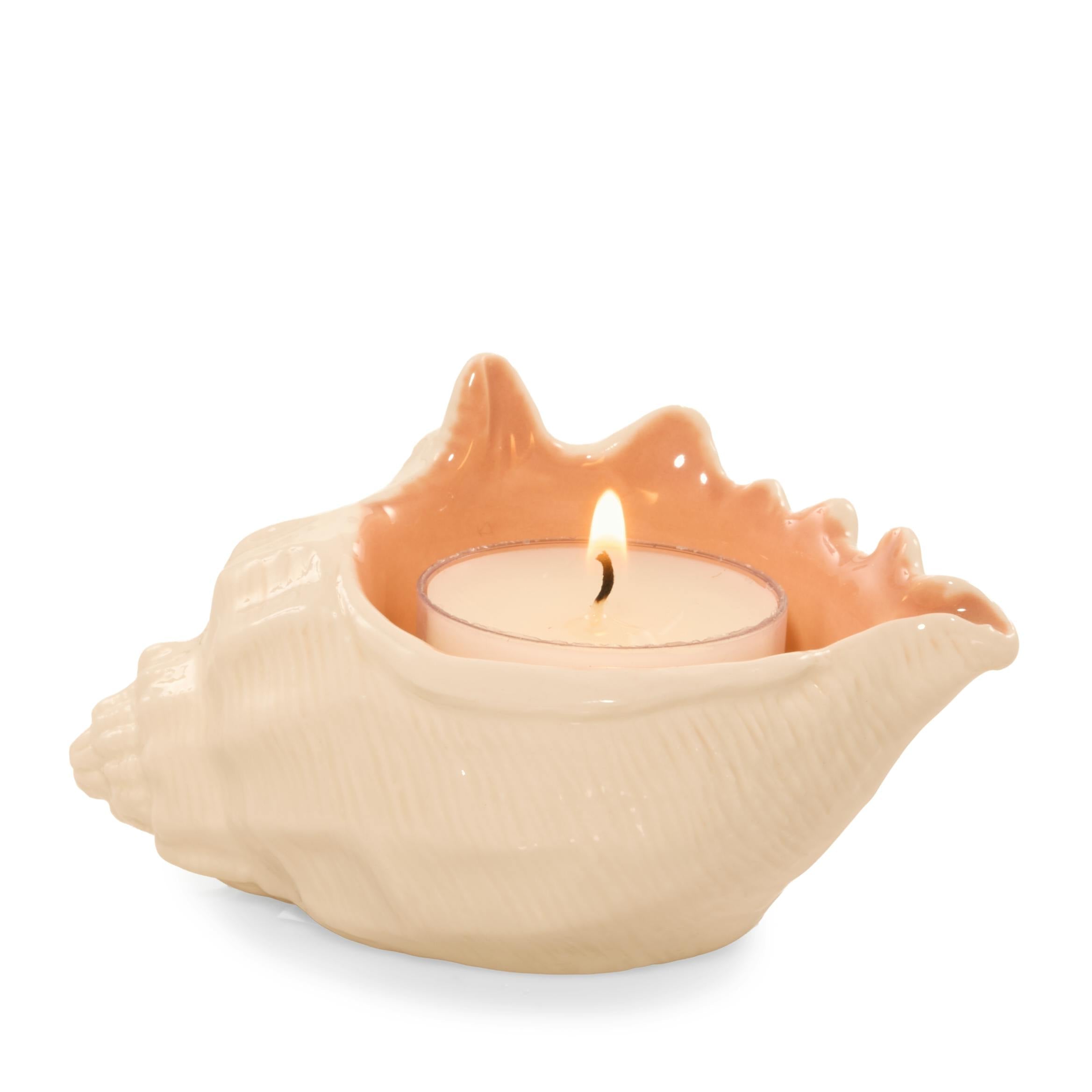 Seashell Tea Light Candle Holder (S7GYM)