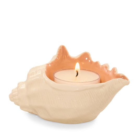 Seashell Tea Light Candle Holder (S7GYM)