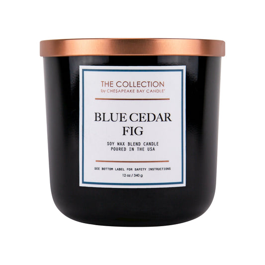 the collection blue cedar fig medium 2 wick tumbler candle