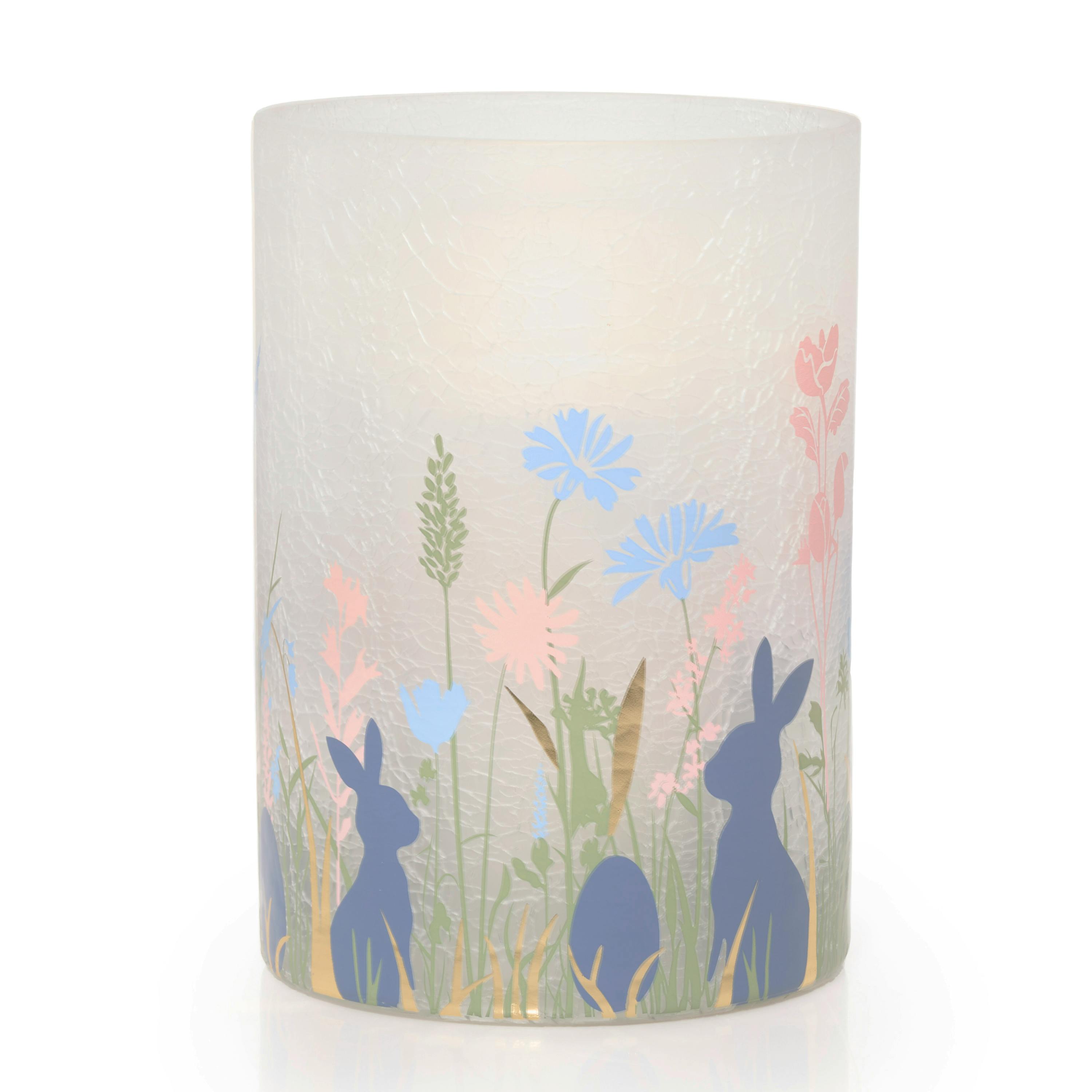 Easter Bunny Jar Candle Holder (S7K5Q)
